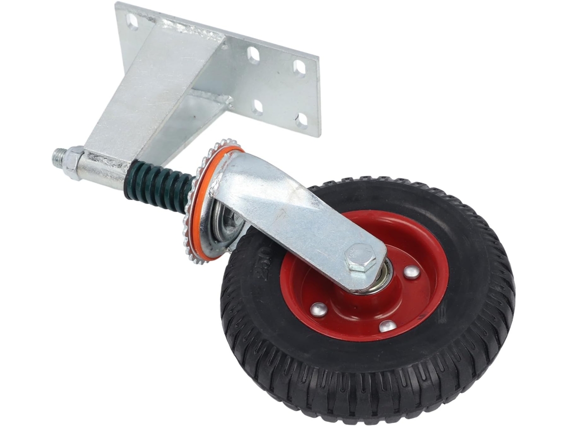 Roda Auxiliar Para Portão De Metal De 8 Polegadas, Capacidade De 600 Lb, Com Parafusos Ajustáveis.