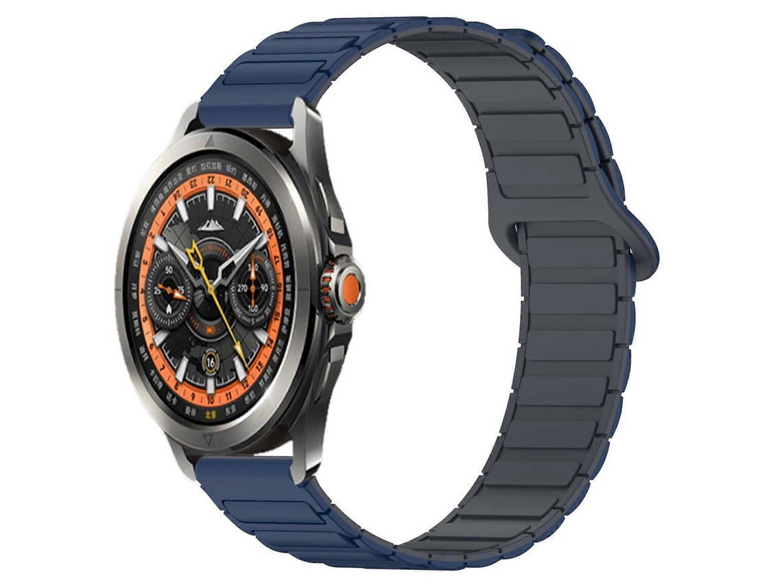 Pulseira De Silicone De 22 Mm Com Fecho Magnético Bicolor Para Xiaomi Watch S4 Sport