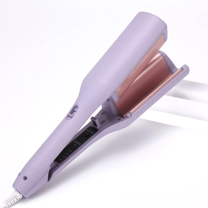 Encrespador de Cabeça de Rolo de Ovo Hot Splint Milho Bolo de Frango Preguiçoso Encrespador de Onda de Água Roxo 32 Mm Rolo Elétrico Feminino