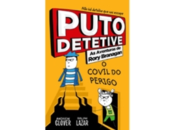 Livro Puto Detetive - O Covil do Perigo de Andrew Clover (Português)