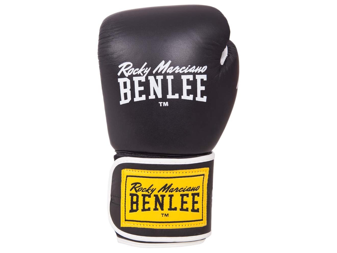 Luvas de Boxe de Couro Tough Preto 14 Ozbenlee