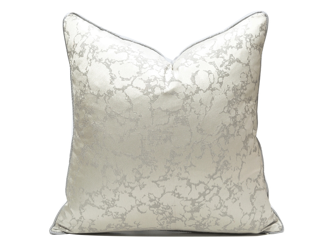 Capa De Almofada Decorativa Texturizada Em Jacquard Estilo Americano Moderno
