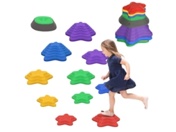 Pedras De Equilíbrio Para Crianças, Empilháveis, Antiderrapantes. Suporta 80 Kg.