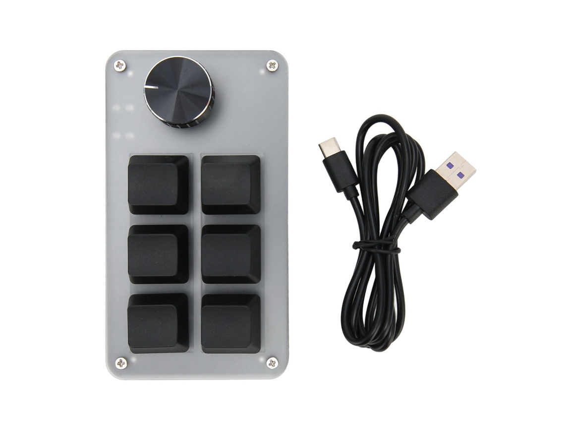 Teclado Numérico Mini 6 teclas com Botão LAXISCREED