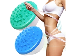 Escova De Massagem Para Celulite Corporal, Escova Meridiana De Silicone Macio Com Cinco Elementos