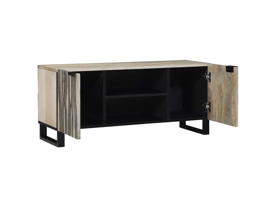 Móveis de TV Branco 105x33x46 cm Madeira Processada MAISON EXCLUSIVE
