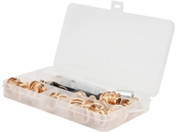 Conjunto De Ilhós Latão, Kit Instalação Durável Para Costura, 50