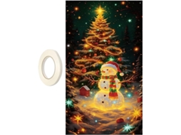 Faixa De Natal Fluorescente Para Porta De Entrada, Artigos De Festa 178 |