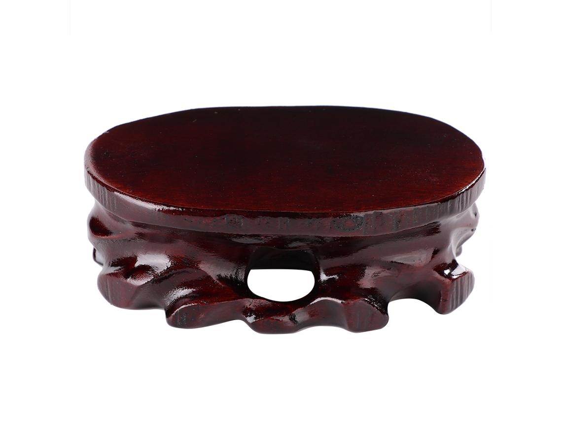 Base De Madeira Suporte Para Chávena E Bonsai