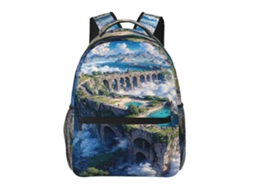 Mochila De Estudante Kingdom H53, Durável E Leve, Alça De Ombro Impermeável E Respirável N53 Olysi Shop
