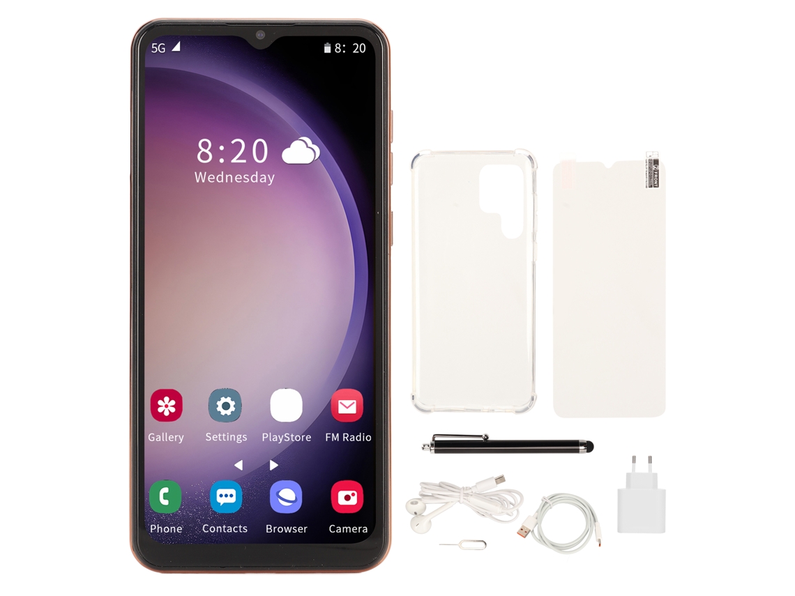 Smartphone Laxiscreed Tela Cheia Hd 5g Para Uma Experiência Rápida E Conectada