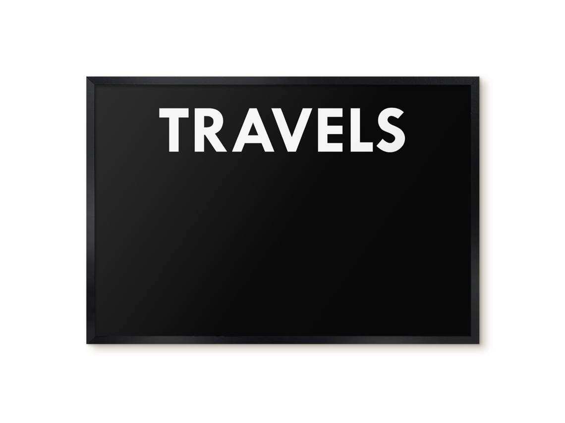 Magnetic Wall Board Travels For The Office Espelharte (60x40 Cm)
