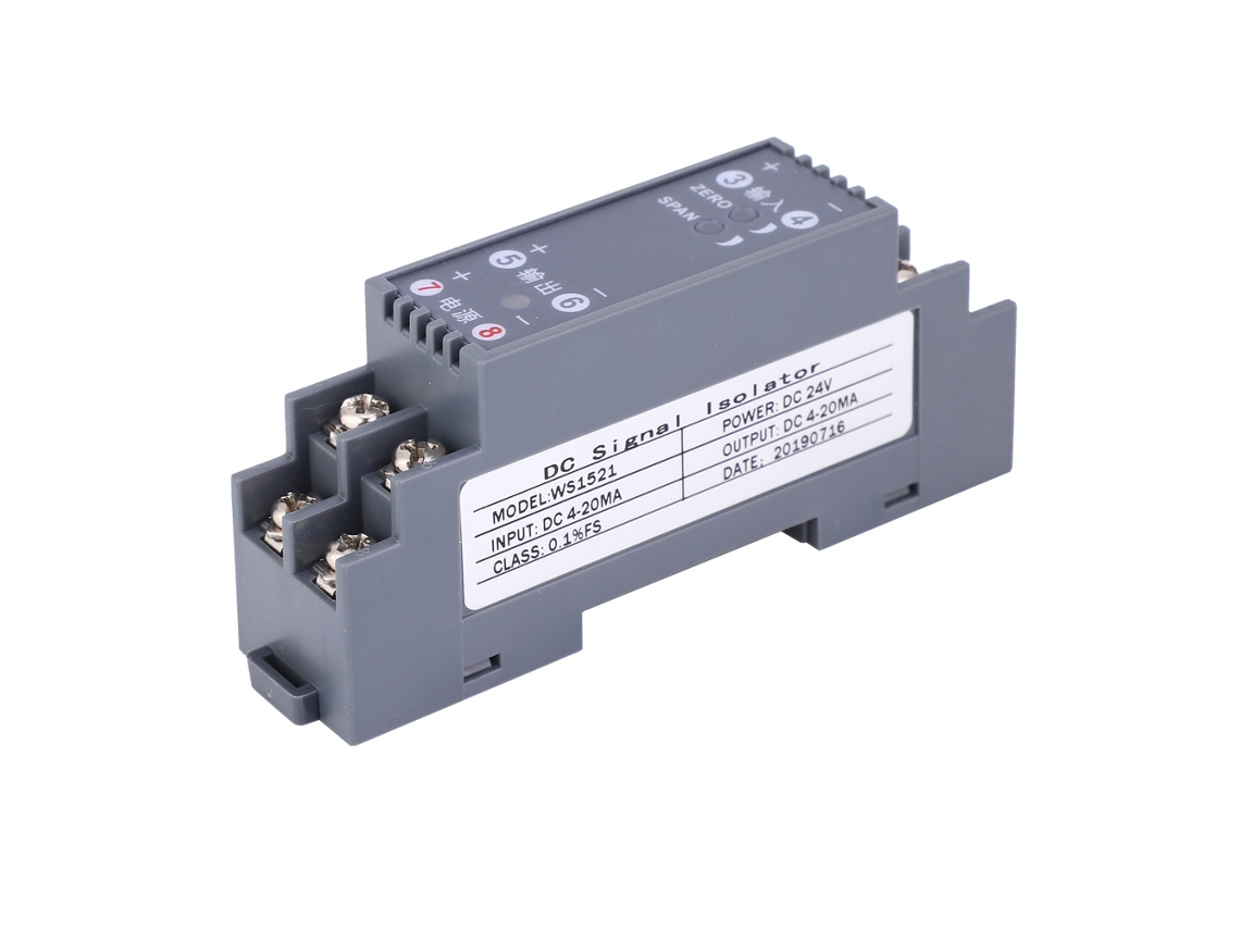 Módulo Isolador de Sinal HKJ WS1521 Conversor de Corrente CC 4 20mA