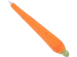 Caneta Em Gel Nuobesty Com Desenho De Cenoura, Feita Madeira Ponta