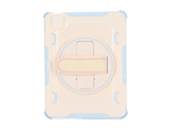 Capa para tablet iOS 11, 2022/2021, fina, resistente a choques, com suporte e alça, azul | S/MARCA