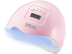 Máquina de Lâmpada Unha Uv 80w, Soak Off Nail Gel Polonês Curando Secador com 4 Configurações Temporizador GOKOCO