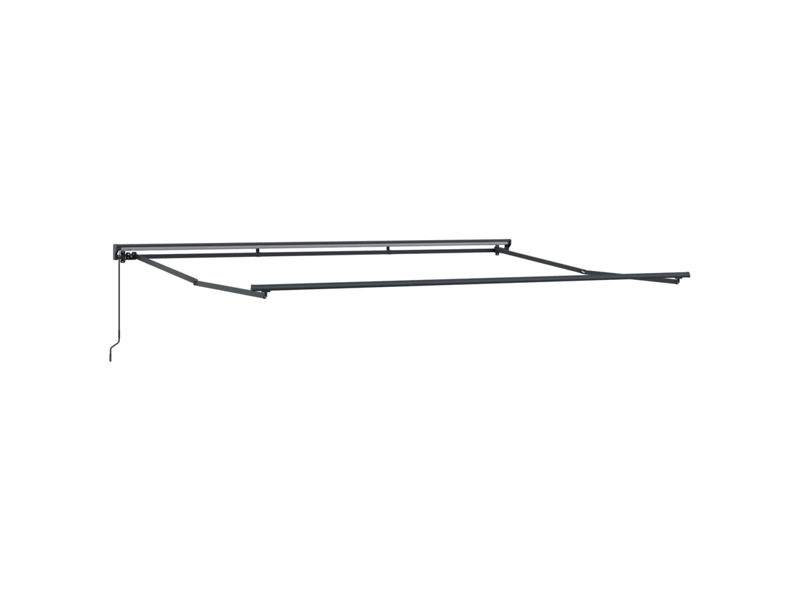 Conjunto 1 Estrutura De Toldo Vidaxl Antracite Aço (4,5 × 3,5 M)