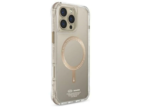 Capa Skinarma Saido Para Iphone 16 Pro 6.3 Carregamento Magnético Champagne