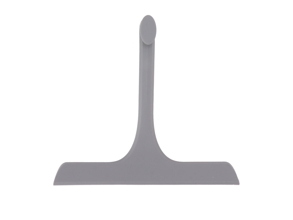 Limpador de Vidro com Alça Anti derrapante Lâmina de Silicone para Banheiro Cozinha Espelho Cinza S/MARCA