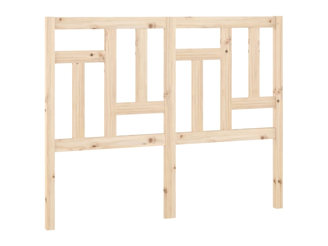 Bed Headboard, Bed Headboards Vidaxl Marrom Madeira De Pinho (145.5 X 100 Cm)