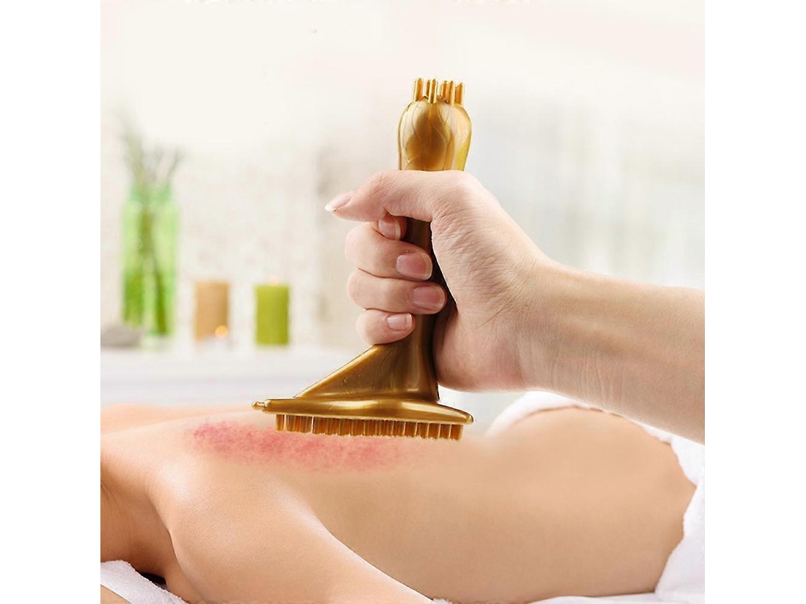 Escova Triangular De Massagem Meridiana Portátil Para Alívio Da Fadiga, Raspagem Magnética Corporal, Terapia Muscular, Instrumento Gua Sha