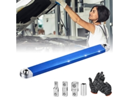 Chave De Extensão Deslocada Xjq 2026, De Dobrável Com Catraca E Adaptadores De 1/2", 1/4" E 3/8" (1 Unidade)