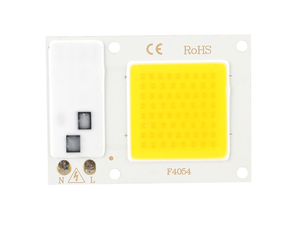 Fonte de Luz Cob Chip Led 20w 220v Branca Quente | S/MARCA