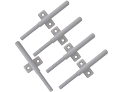 Conjunto De 5-fechos Pressão Porta Armário, Resistentes, Em Ferro, Com Mola E Botão De Travamento