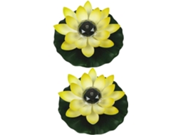 Conjunto De 2 Luminárias Solares Flutuantes De Led Para Jardim E Lagoas, Decoração Externa Gokoco