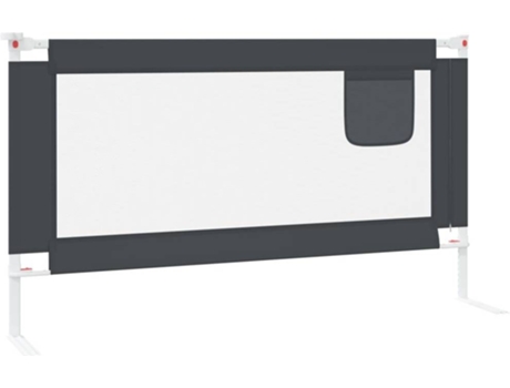 Barreira de Cama VIDAXL Infantil (Cinzento - 150x25x95 cm)