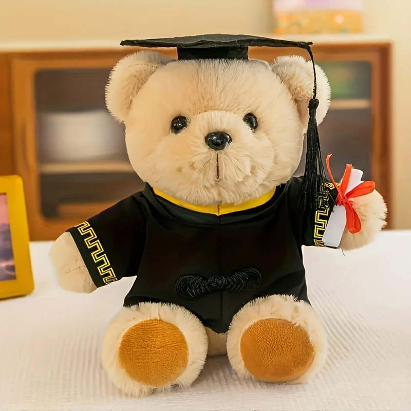 (amarelo, 25cm) Urso De Pelúcia, Brinquedo De Pelúcia Para A Época De Formatura