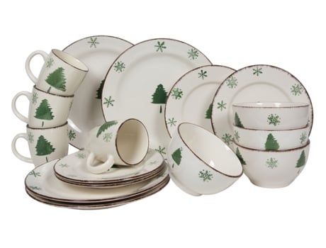 Serviço 16pcs Snowflake 23105738 Hit
