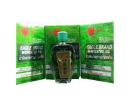Conjunto De 3 Frascos De Óleos Aromáticos Eagle Brand - Perfume Clorofila Menta - 3 X 12ml