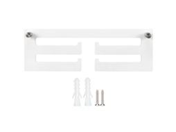 Suporte de Medalhas em Acrílico para Parede, Rack de Exibição com Acessórios 30x10cm Branco