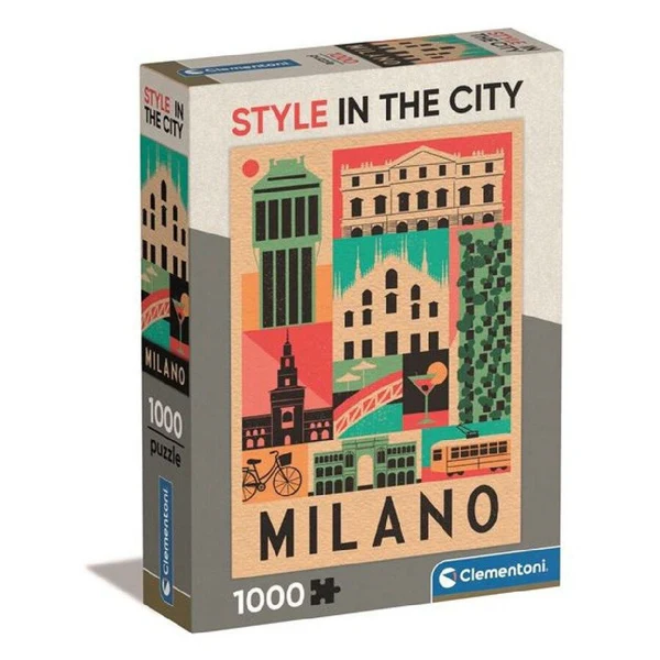 Jogo Clementoni Puzzle 1000 Pçs Milano