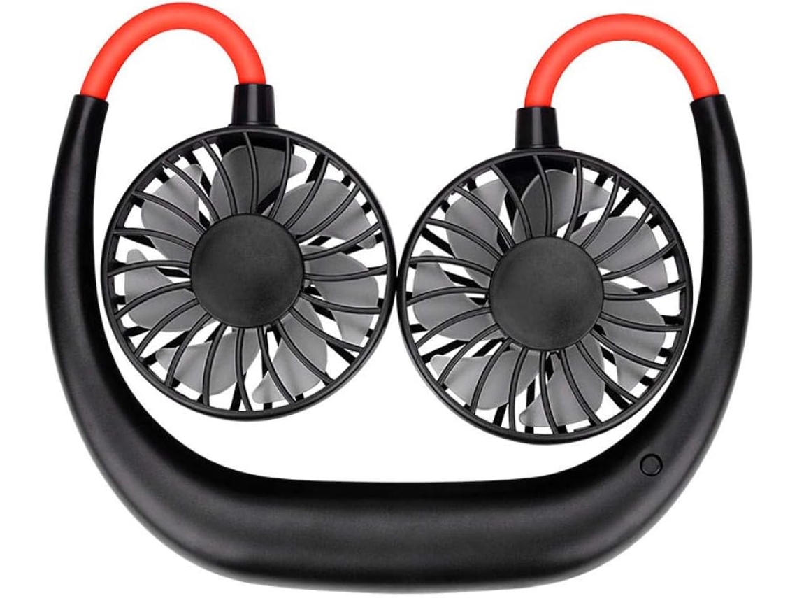 USB mini ventilador de pescoço portátil S/MARCA, 360g, uso doméstico e externo