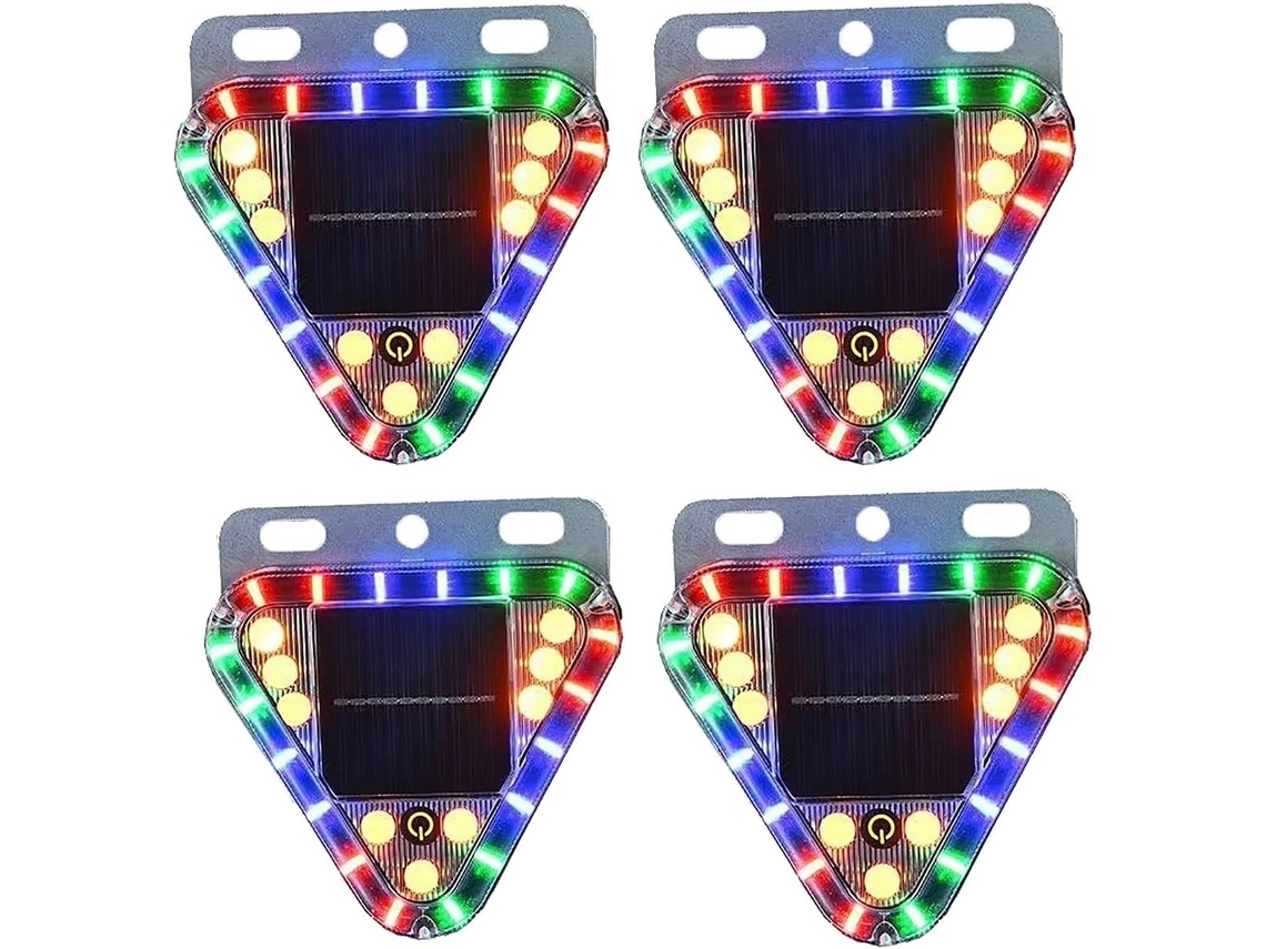 Luz Estroboscópica Solar Sem Fio Para Carro, Sinalizador Magnético Anticolisão, Sinais De Segurança Led Para Caminhão