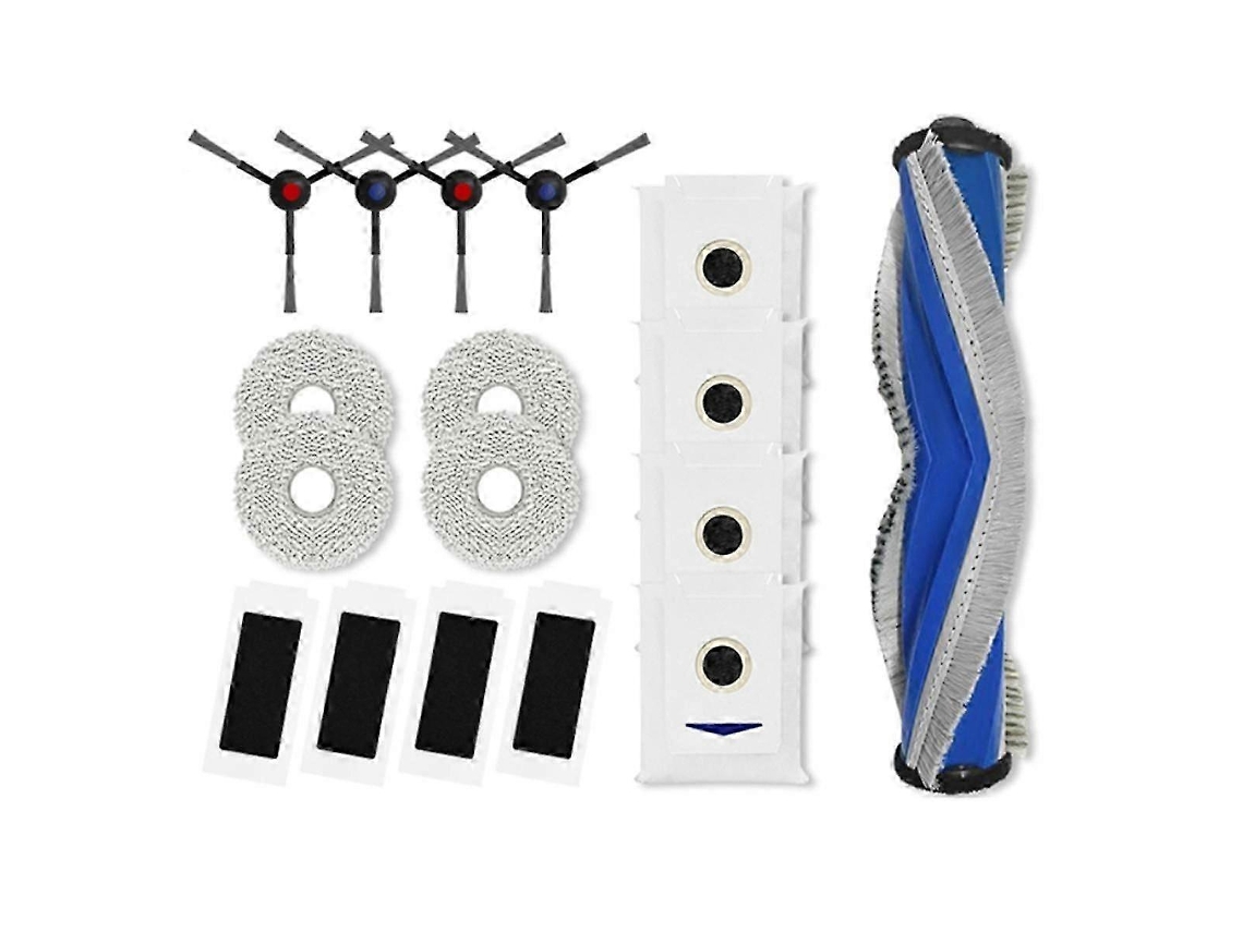 17 Peças Para T30 Pro Omni Ddx14 / M12 Pro Peças De Reposição Escova Principal Escova Lateral Filtro Hepa Mop Saco De Pó Brilvibera