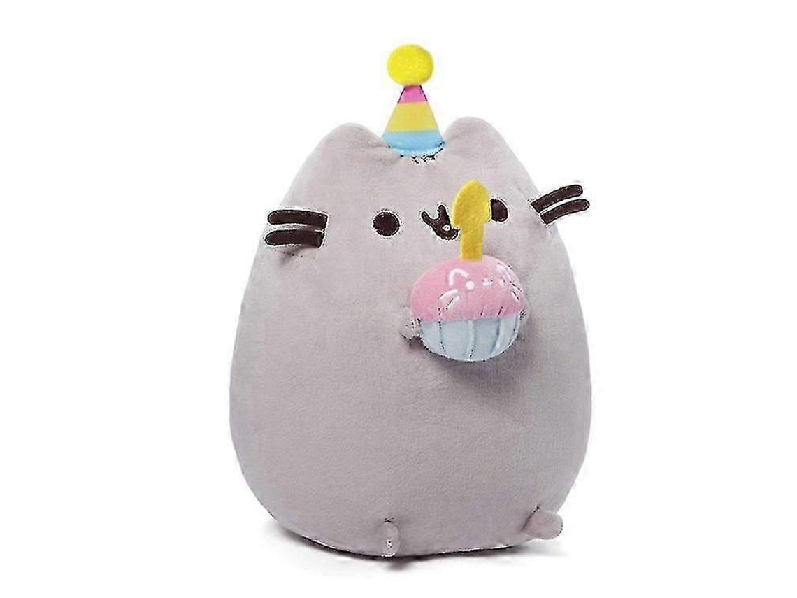 Pelúcia Gato Com Cupcake, Macia, Presente Para Crianças
