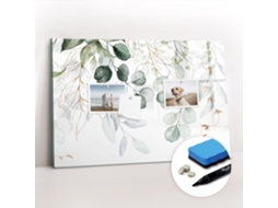 Quadro De Vidro Magnético Plantas Suspensas Para O Corredor Espelharte (60x40 Cm)