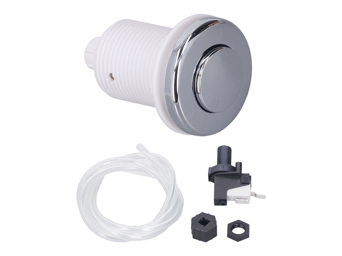 Kit Interruptor Aéreo Controle Descartador Lixo E Banheira Spa