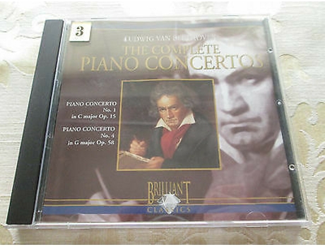 Cd The Complete Piano Concertos - Piano Concertos 1 4 Brilliant Classics