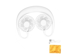 Ventilador de Pescoço Portátil Usb 1200mah Sem Mãos
