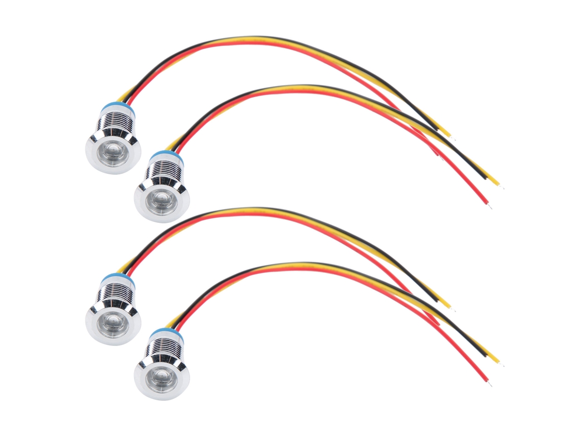 Luzes Led Indicadoras Impermeáveis Ânodo Comum