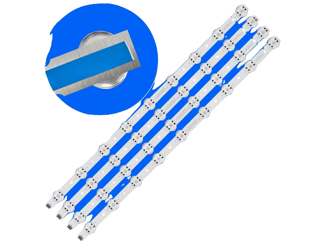 Fita de Luz de Fundo Led, 713mm, 9 Pérolas, 6v, OEM