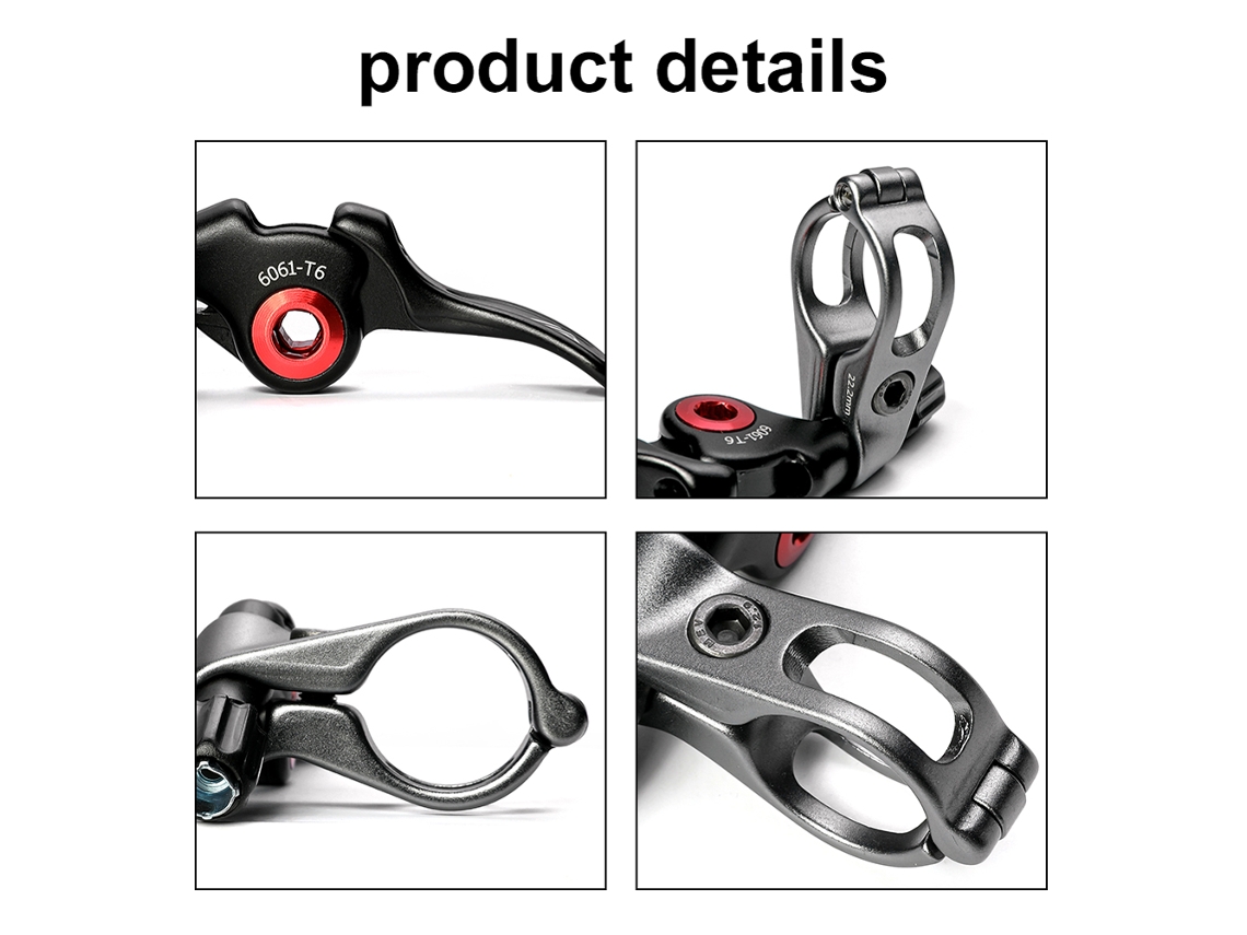 Alavanca Remota Mali para Seatpost Dropper de bicicleta, controle de altura ajustável, para guidão 22.2mm