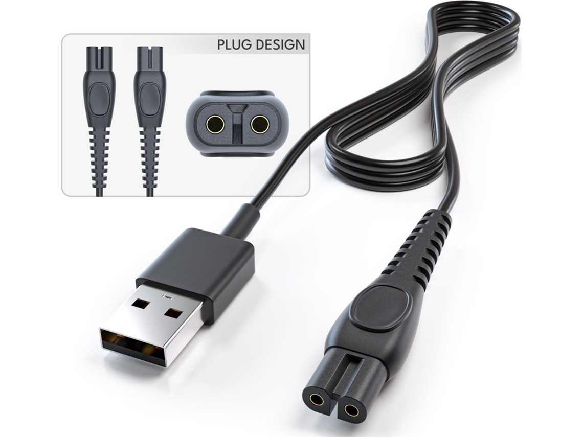 GO SOLID Cabo De Carregamento Compatível Com Philips 7000 Série (mg7920/15, Mg7930/15, Mg7940/15, Mg7940/75, Mg7950/15)