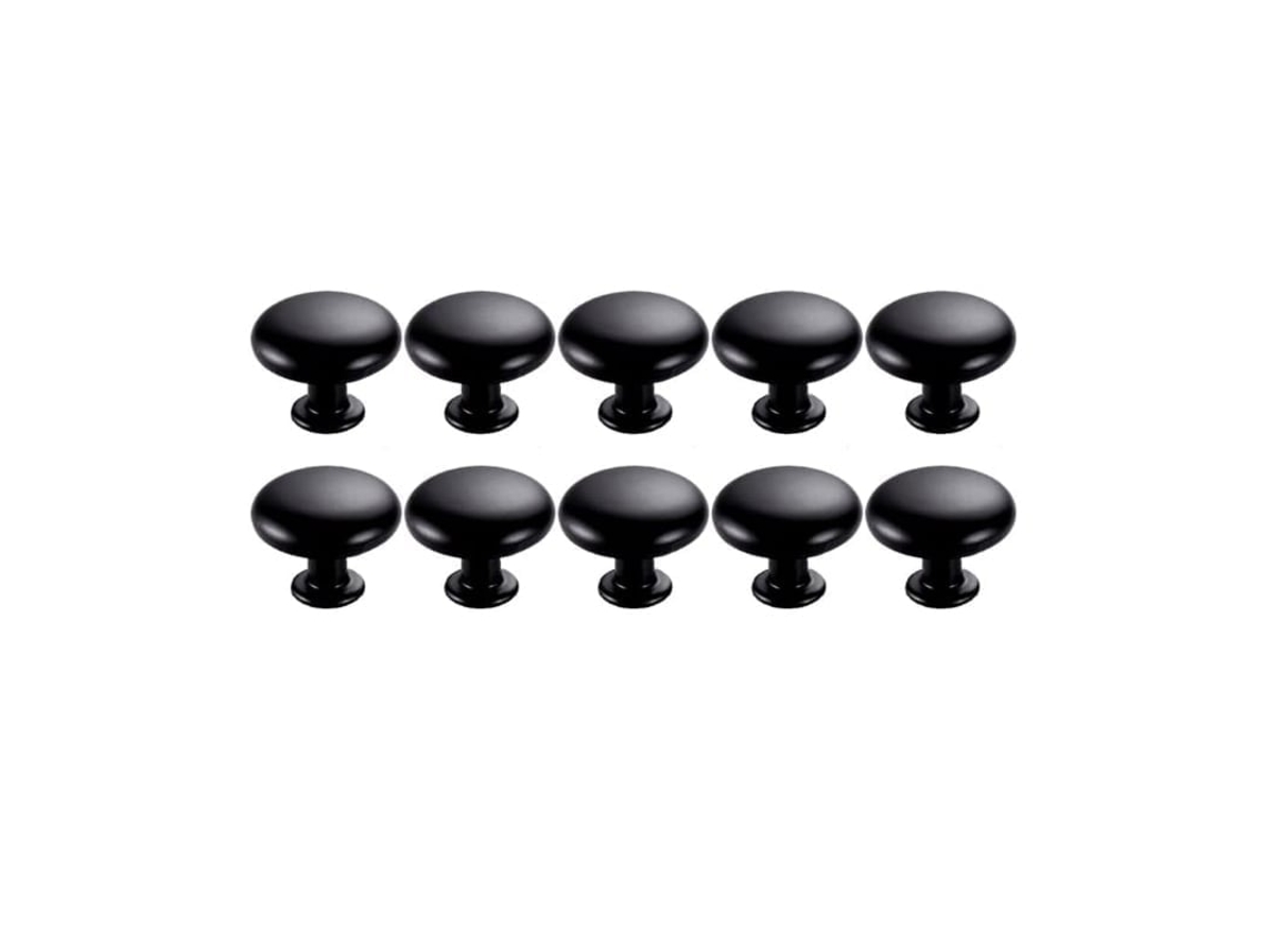 5 Puxadores Ø 30 mm Branco BRILVIBERA