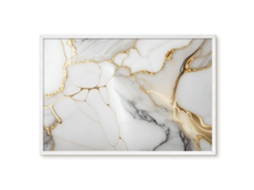 Magnetic Glass Board Marble Elegance For The Hall Espelharte (60x40 Cm)