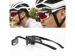 Espelho Retrovisor para Óculos de Ciclismo com Ajuste de 360° e Suporte para Capacete. TAISHENGDA